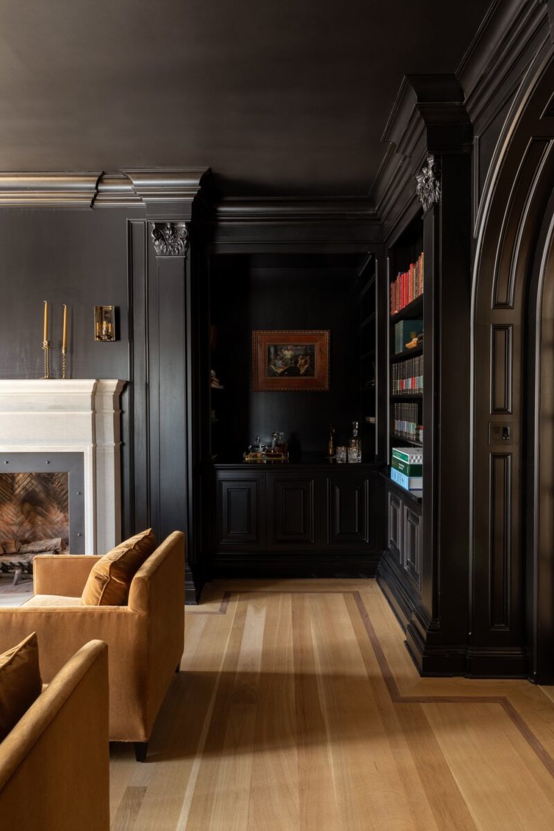 How To Create The Perfect Moody Dark Academia Room  Home library design, Dark  academia interior, Dark home decor